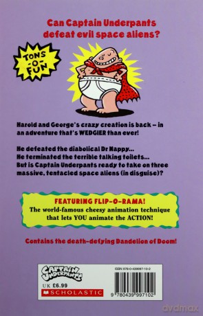 Captain Underpants and the Invasion of the Incredibly Naughty Cafeteria Ladies From Outer Space - Dav Pilkey [KSIĄŻKA]