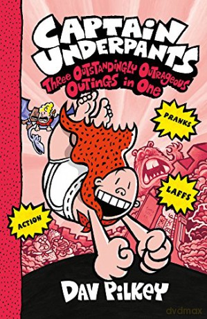 Captain Underpants: Three Outstandingly Outrageous Outings in One Books 7-9 - Dav Pilkey [KSIĄŻKA]