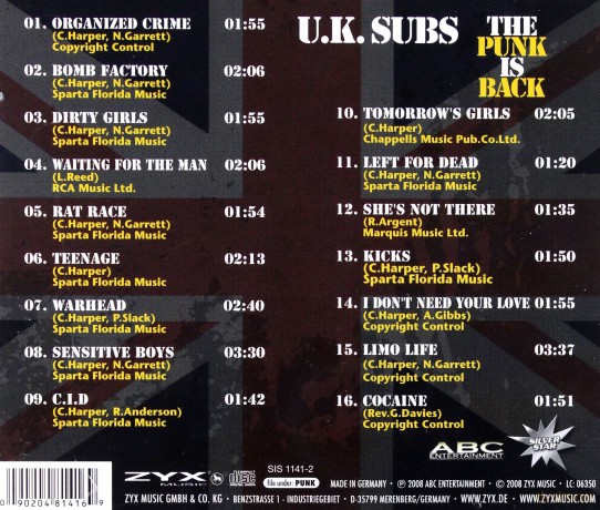 The Punk Is Back [CD]