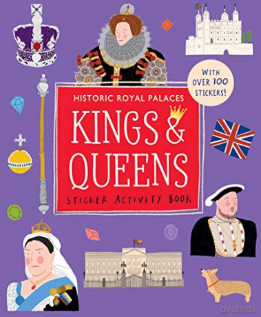 Kings And Queens Sticker Activity Book - Jessica Smith [KSIĄŻKA]