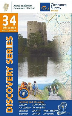 Cavan Leitrim Longford: Meath West Meath - Irish Discovery 34 [KSIĄŻKA]