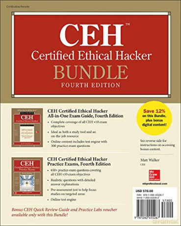 CEH Certified Ethical Hacker Bundle, Fourth Edition - Matt Walker [KSIĄŻKA]