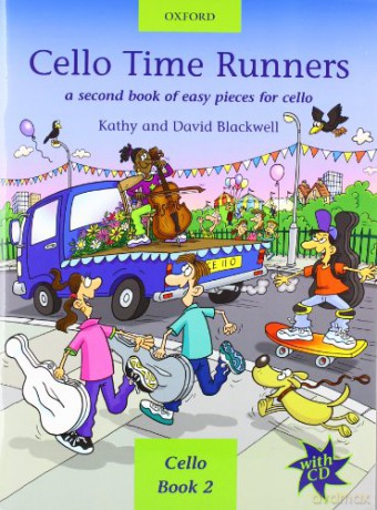 Cello Time Runners + CD: A second book of easy pieces for cello - Kathy Blackwell [KSIĄŻKA]