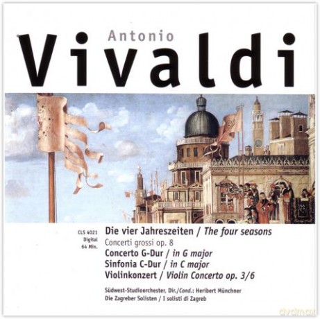 Vivaldi: 4 Jahreszeiten /Sinfonia C-dur [CD]
