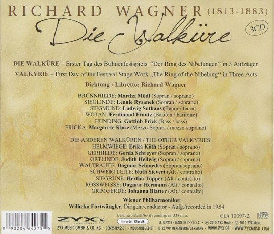 Die Walküre.Dir.:W.Furtwängler [3CD]