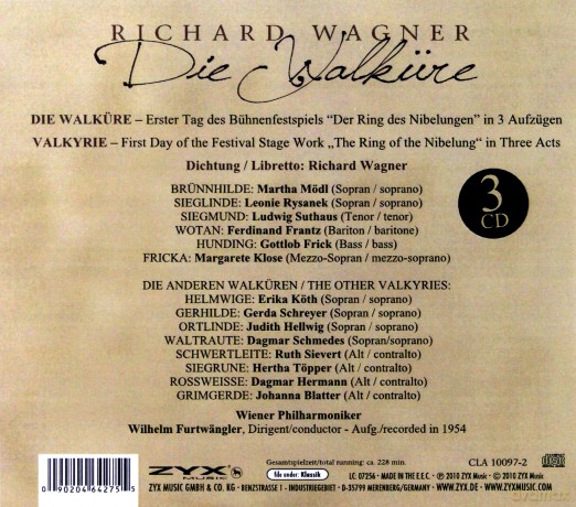 Die Walküre.Dir.:W.Furtwängler [3CD]