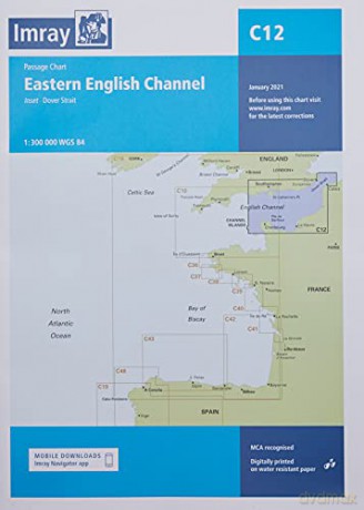 Chart C12: Eastern English Channel Passage Chart C Charts - Imray [KSIĄŻKA]