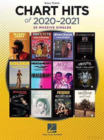 Chart Hits of 2020 - 2021: Easy Piano [KSIĄŻKA]