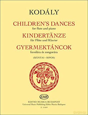 Children's Dances Flute and Piano - Zoltán Kodály [KSIĄŻKA]