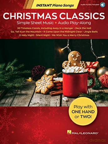 Christmas Classics - Instant Piano Songs Simple Sheet Music + Audio Play-Along - Variouse [KSIĄŻKA]