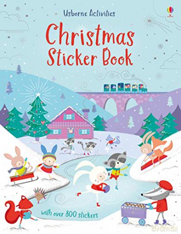 Christmas Sticker Book Sticker Books - Fiona Watt [KSIĄŻKA]