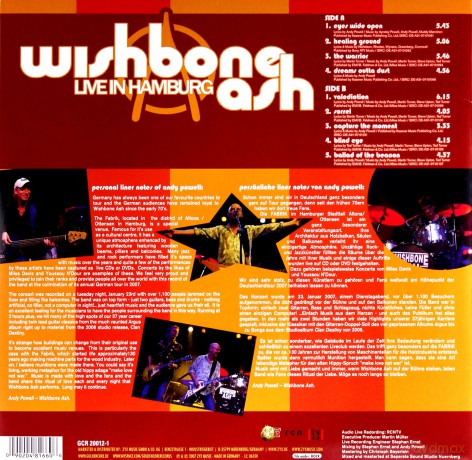 Wishbone ash: Live In Hamburg [Winyl]