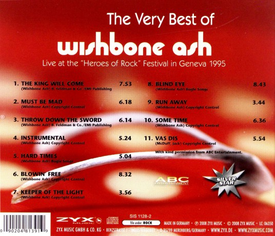 Wishbone Ash: The Very Best Of - Live at Geneva [CD]