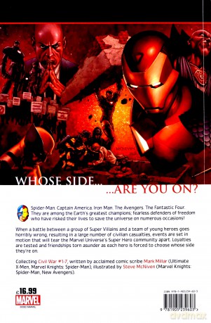 Civil War Marvel Comics - Mark Millar [KSIĄŻKA]