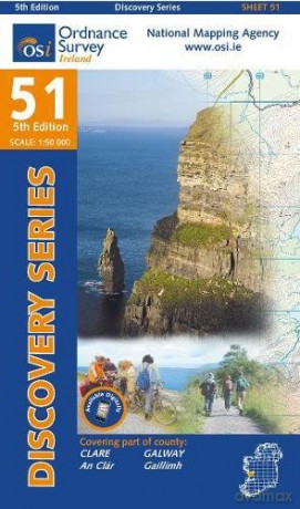 Clare, Galway Irish Discovery Series - Ordnance Survey Ireland [KSIĄŻKA]