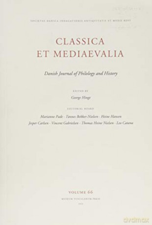 Classica et Mediaevalia vol. 66: Danish Journal of Philology and History Classica et Medieavalia - George Hinge [KSIĄŻKA]