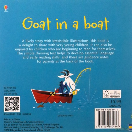 Goat In A Boat (Phonics Readers) - Lesley Sims [KSIĄŻKA]