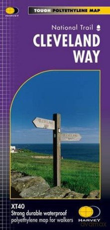 Cleveland Way Route Maps - Harvey Map Services Ltd [KSIĄŻKA]