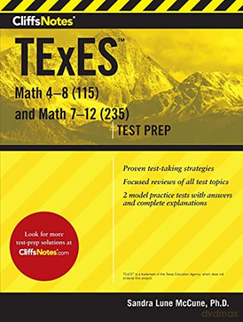 Cliffsnotes TExES Math 4-8 115 and Math 7-12 235 - McCune Sandra Luna McCune [KSIĄŻKA]