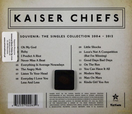 Kaiser Chiefs: Souvenir: The Singles 2004-2012 [CD]