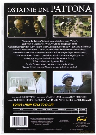 Ostatnie dni Pattona (wersja reżyserska) [DVD]