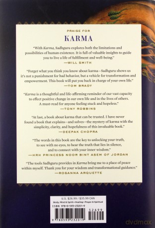 Karma: A Yogi's Guide To Creating Your Own Destiny: A Yogi's Guide To Crafting Your Destiny - Sadhguru [KSIĄŻKA]