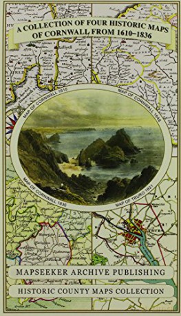 Collection of Four Historic Maps of Cornwall from 1610-1836 Historic Counties Map Collection [KSIĄŻKA]