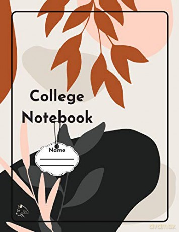 College Notebook: Student workbook | Journal | Diary | Leaves cover notepad by Raz McOvoo - Raz McOvoo [KSIĄŻKA]