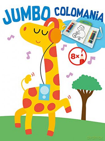 Colomania A4: Giraffe: Omslag giraf - Yoyo [KSIĄŻKA]