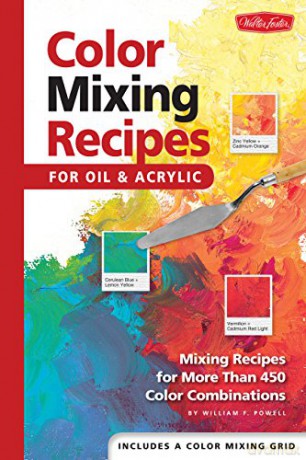 Color Mixing Recipes: Mixing Recipes for More Than 450 Colour Combinations: Mixing recipes for more than 450 color combinations - William F Powell [KSIĄŻKA]