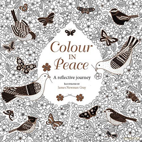 Colour in Peace: A Reflective Journey Colouring Books [KSIĄŻKA]