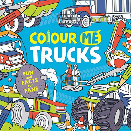 Colour Me: Trucks - Andy Keylock [KSIĄŻKA]