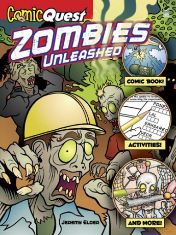 ComicQuest ZOMBIES UNLEASHED Dover Children's Activity Books - Jeremy Elder [KOMIKS]