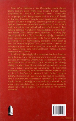 Barok Polski Wobec Europy Sztuka Przekładu [KSIĄŻKA]