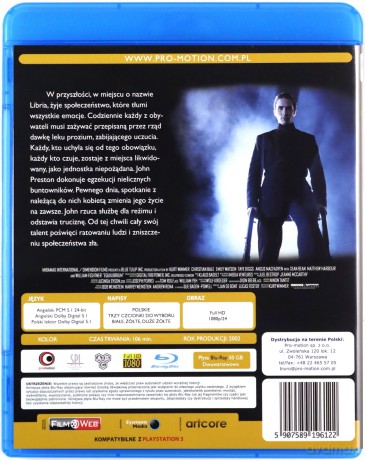 Equilibrium [Blu-Ray]