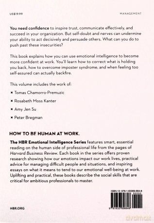 Confidence HBR Emotional Intelligence Series - Harvard Business Review [KSIĄŻKA]