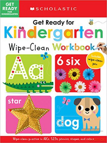 Get Ready For Kindergarten Wipe-Clean Workbook: Scholastic Early Learners (Wipe Clean) - Scholastic [KSIĄŻKA]