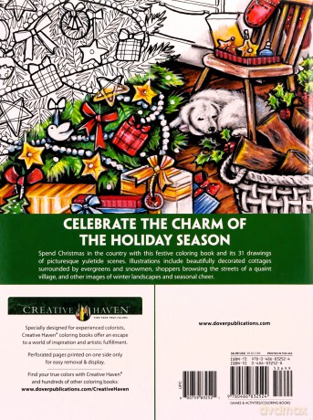 Creative Haven Country Christmas Coloring Book - Teresa Goodridge [KSIĄŻKA]