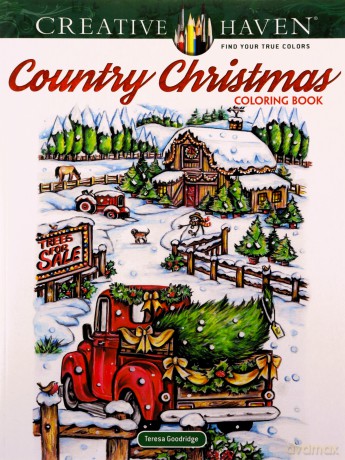 Creative Haven Country Christmas Coloring Book - Teresa Goodridge [KSIĄŻKA]