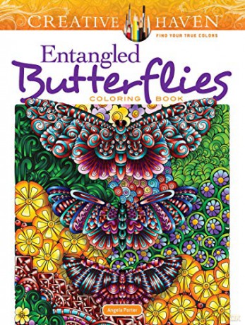 Creative Haven Entangled Butterflies Coloring Book - Angela Porter [KSIĄŻKA]