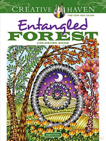 Creative Haven Entangled Forest Coloring Book - Angela Porter [KSIĄŻKA]