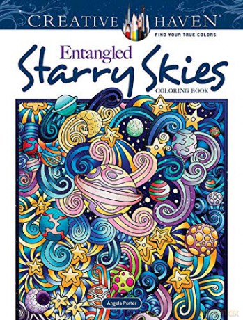 Creative Haven Entangled Starry Skies Coloring Book - Angela Porter [KSIĄŻKA]