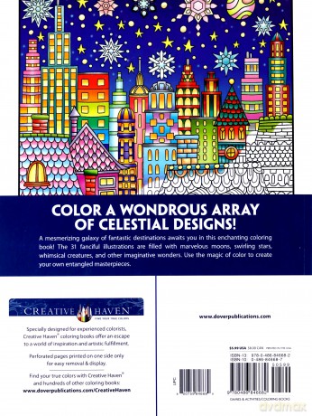 Creative Haven Entangled Starry Skies Coloring Book - Angela Porter [KSIĄŻKA]