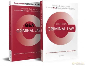 Criminal Law Revision Concentrate Pack - Mischa Allen [KSIĄŻKA]