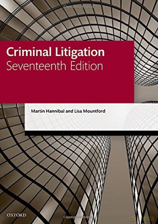 Criminal Litigation Legal Practice Course Manuals - Martin Hannibal [KSIĄŻKA]