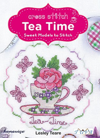 Cross Stitch Tea Time: Sweet Models to Stitch - Lesley Teare [KSIĄŻKA]