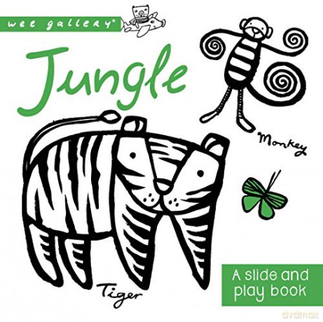Jungle: A Slide And Play Book (Wee Gallery) - Surya Sajnani [KSIĄŻKA]