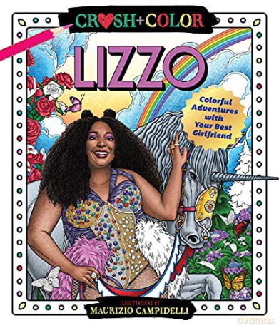Crush and Color: Lizzo: Colorful Adventures with Your Best Girlfriend Crush + Color - Maurizio [KSIĄŻKA]