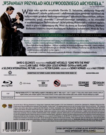 Przeminęło z wiatrem (75 rocznica) Wydanie Specjalne [2Blu-Ray] 