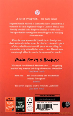 Death of a Liar Hamish Macbeth - M.C. Beaton [KSIĄŻKA]